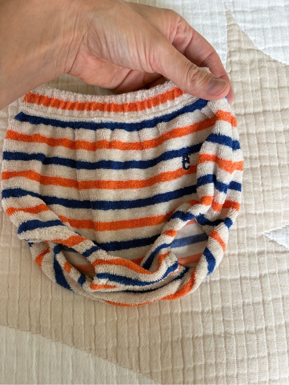 Bobo Choses Striped Terry Bloomers